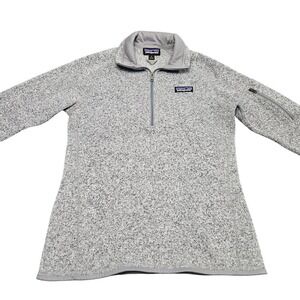Patagonia Better‎ Sweater 1/4 Zip Fleece Gray Small Outdoor Hiking Layering